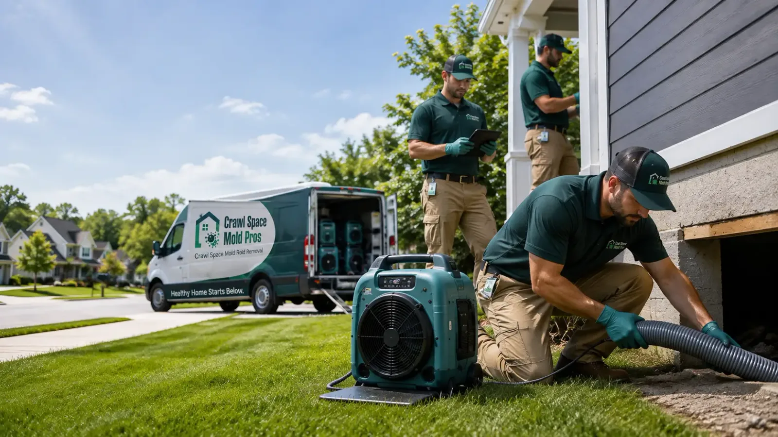 Crawl Space Mold Removal in Durham, KS